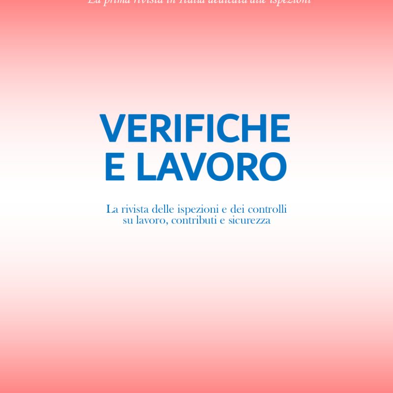 Verifiche e Lavoro aprile giugno 2020